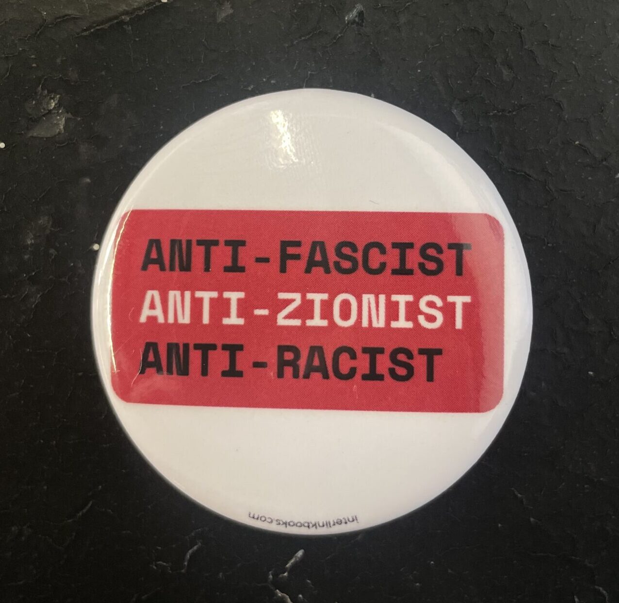 Anti-Fascist Small Button